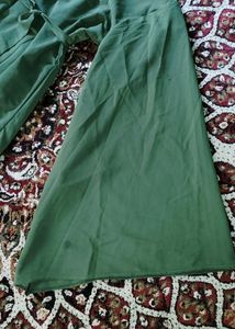 Elegant Olive Green Ethnic Abaya