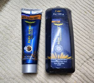 PARK AVENUE Soap, Shaving Cream &amp; Deo Talc COMBO