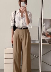 Korean Beige Pants