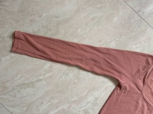 Peach Crop Top