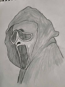Scream Drawing