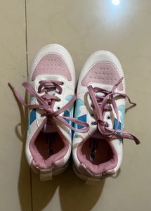 Cute Pink & White Sneakers