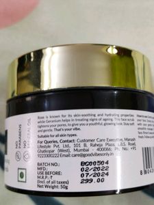Good Vibes Skin Tightening Face Scrub
