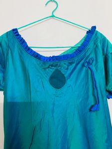 Vintage Blue Maxi Dress