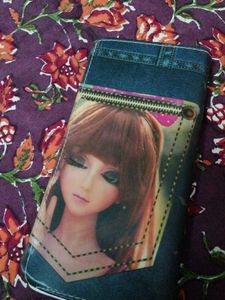 Unique Doll Print Wallet