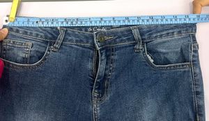 Straight Fit Mildly Distressed Jeans