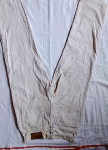 Off White Casual Fit Corduroy