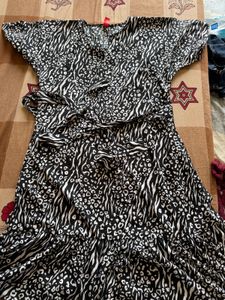 Chic Animal Print Mini Dress