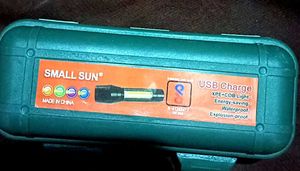 SMALL SUN USB Charge Flashlight