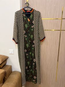 Elegant Printed Anarkali Kurta