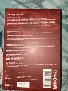 BellaVita Fantasy Perfume