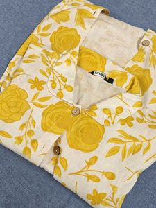 Beigh yellow Vintage Style Dress