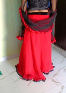 Red Lehenga Choli Set
