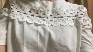 White Cold Shoulder Top 😍