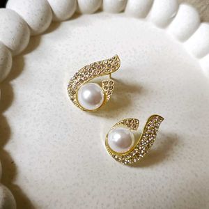 Korean Wave Pearl Earrings