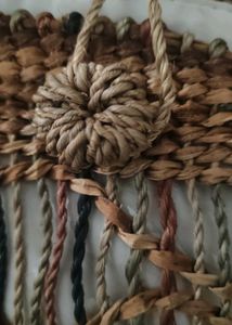 Woven Straw Tote Bag