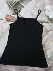 Set Of 2 Women Blue &amp; Black Camisole