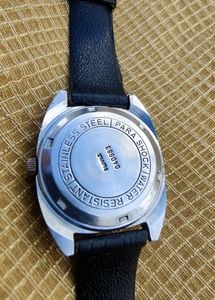 Vintage HMT Kohinoor Mechanical Watch Bluish Dial