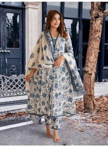 Floral Print Kurta Set