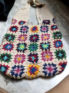 Crochet Granny Square Bag