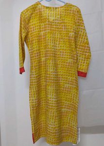 Rangmanch Yellow Kurti