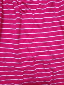 Striped Bodycon Top With Belts On Sleeves