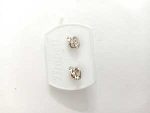 Tiropett Stud Earrings with Rhinestones