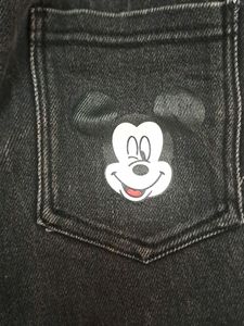 Black Mickey Mouse Jeans