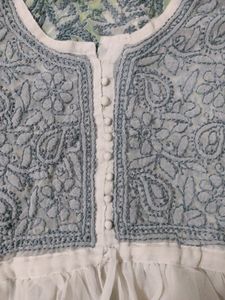 Chikankari Short Kurti