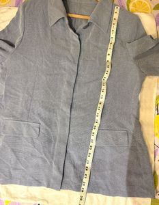 Beautiful Blue Button-Down Imported Shirt