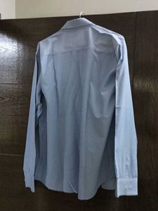 Club Infinity Branded Men Shirt Light Blue Stripe