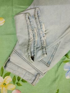 H&amp;M Ribbed Straight Leg Jeans