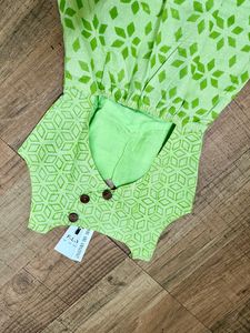 Cotton Green Midi Dress