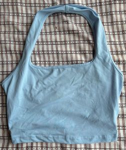 Blue Halter Top