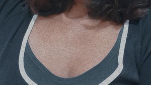 Stylish Deep U-Neck Top