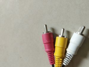 Mini USB to RCA Cable.