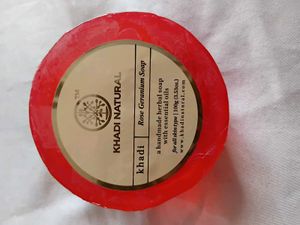 Khadi Natural Rose Geranium Soap
