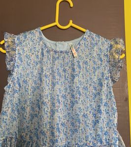 Pantaloons Junior Girls Printed Frock