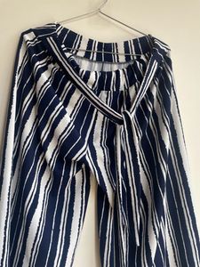 Blue &amp; White Cullottes ( Women)