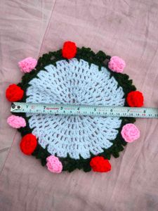 Cute Crochet bouquet coaster ✨🤌