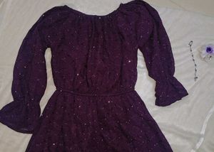 Elegant Purple Maxi Dress