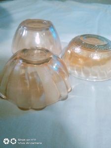 3 Piece Of Vintage Glass Bowl