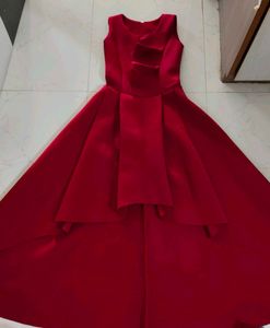 Red Hi-Low Dress