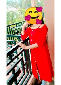 Red Spaghetti Strap Dress