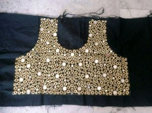 Elegant Black &amp; Gold Skirt