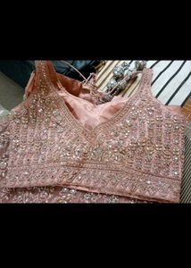 Pastel Peach Lehenga Choli