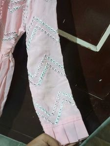 Baby Pink 🩷 Sharara Set With Dupatta