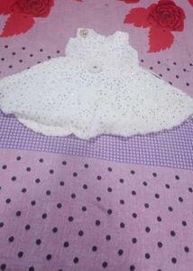 White Furry Frock