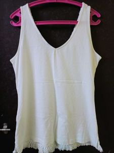 Dorothy Perkins White Crochet Top