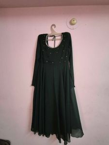 Elegant Green Ethnic Gown